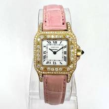 Thumbnail von Cartier Santos Galbée 24mm 18K Yellow Gold 1.06TCW DIAMOND Watch </h1>