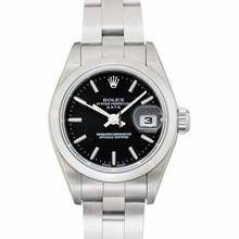 Thumbnail von Rolex Oyster Perpetual Lady Date 79160 Black - Lady Datejust Automatic Black Dial Stainless Steel Ladies Watch </h1>