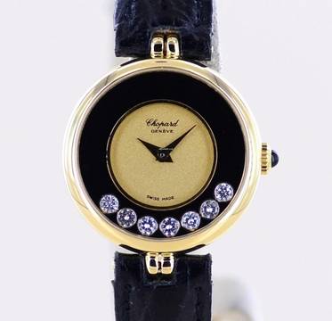  Chopard Happy Diamonds Handwind 7 Diamonds Klassiker 18K Gelbgold Lady Luxus </h1> 