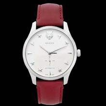 Thumbnail von Gucci G-Timeless YA126346 - G-Timeless Silver Dial Men's Watch 40mm / Leather </h1>