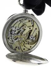 Thumbnail von Swiss Mans open face Chronograph Pocketwatch Deposé </h1>