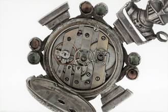 Thumbnail von Quartier-Girard Freemasons Huguenot Cross Key Wind Pocket Watch