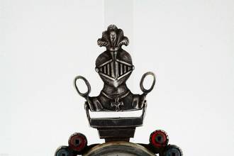 Thumbnail von Quartier-Girard Freemasons Huguenot Cross Key Wind Pocket Watch