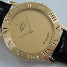 Thumbnail von Corum Romvlvs 18 Karat Gelbgold Romulus Automatik Herrenuhr 35 mm im Best Zustand mit Box und Zubehör </h1>