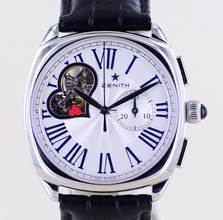  Zenith Star open El Primero Chronograph Heart 37mm Silver Dial Faltschließe Heritage </h1> 