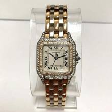 Thumbnail von Cartier Panthère Quartz 27mm 3 Row Gold 1.25TCW DIAMOND Watch </h1>