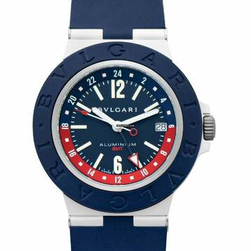  Bulgari 103554 - Aluminium Automatic Blue Dial Titanium Men's Watch </h1> 