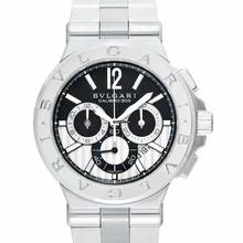  Bulgari Diagono 101880 - Diagono Automatic Black Dial Stainless Steel Men's Watch </h1> 
