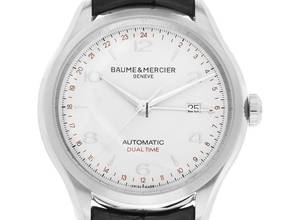  Baume & Mercier Clifton Dual Time Ref.M0A10112 Full Set Ungetragen 