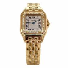 Thumbnail von Cartier Panthère 23mm 18K Yellow Gold Ladies Diamond Watch </h1>