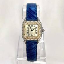  Cartier Panthère 23mm Quartz 2 Tone 0.47TCW DIAMOND Watch </h1> 