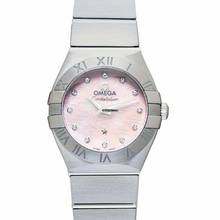 Thumbnail von Omega Constellation Quartz 123.10.24.60.57.002 - Constellation Quartz Pink Dial Stainless Steel Ladies Watch </h1>
