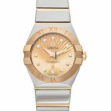  Omega Constellation Quartz 123.20.24.60.58.002 - Constellation Quartz Champagne Dial Stainless Steel Ladies Watch </h1> 