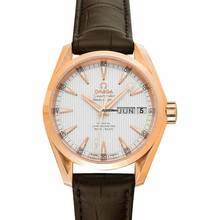 Thumbnail von Omega Seamaster Aqua Terra 231.53.39.22.02.001 - Seamaster Automatic Silver Dial 18kt Rose Gold Men's Watch </h1>
