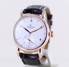 Thumbnail von Chronoswiss Sirius Roségold Handaufzug 18K Gold Dresswatch Silver dial Klassiker Top C.111 </h1>
