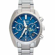 Thumbnail von Seiko Astron GPS Solar SBXC055 - Astron Quartz Blue Dial Stainless Steel Men's Watch </h1>