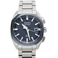 Thumbnail von Seiko Astron SBXD007 - Astron Quartz Black Dial Titanium Men's Watch </h1>