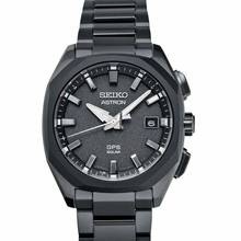 Thumbnail von Seiko Astron SBXD009 - Astron Quartz Black Dial Titanium Men's Watch </h1>