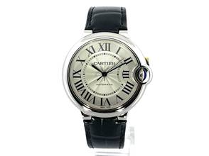 Thumbnail von Cartier Ballon Bleu 36mm de Cartier 36 Edelstahl / Leder Ref. WSBB0028 </h1>
