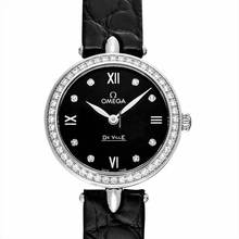  Omega De Ville Prestige 424.18.27.60.51.001 - De Ville Quartz Black Dial Stainless Steel Ladies Watch </h1> 