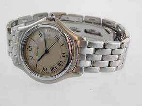 Thumbnail von Cartier Cougar Panthere Cougar Stahl XL mit Datum im Traum Zustand mit original Box