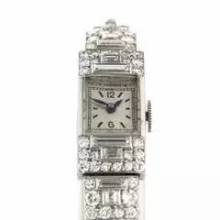 Thumbnail von Patek Philippe Art Deco Diamond Bj.1931 2,05ct </h1>