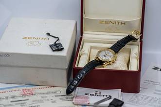 Thumbnail von Zenith El Primero Chronomaster limited El Primero 700 Years Swiss | Chronomaster | 30.0220.410 | Full Set 1992 </h1>