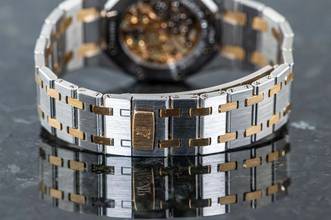 Thumbnail von Audemars Piguet Royal Oak Skeleton | Platinum & Rose Gold | 14794PR | Caliber 2003 | AP Service 2021