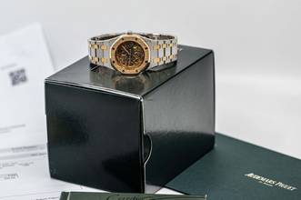 Thumbnail von Audemars Piguet Royal Oak Skeleton | Platinum & Rose Gold | 14794PR | Caliber 2003 | AP Service 2021