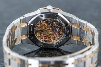 Thumbnail von Audemars Piguet Royal Oak Skeleton | Platinum & Rose Gold | 14794PR | Caliber 2003 | AP Service 2021