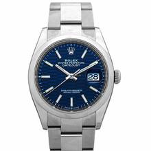 Thumbnail von Rolex Datejust 36 126200-0022 - Rolex Datejust 36mm Stainless Steel Bright blue Index Oyster </h1>
