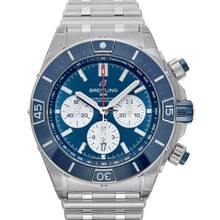Thumbnail von Breitling Chronomat 44 AB0136161C1A1 - Breitling Super Chronomat Automatic Blue Dial Steel Men's 44MM </h1>