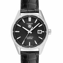  TAG Heuer Carrera Calibre 5 WAR211A.FC6180 - Carrera Calibre 5 Automatic Black Dial Men's Watch </h1> 