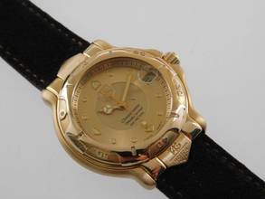 Thumbnail von TAG Heuer 6000 Series Chronometer Herrenuhr 18 Karat Gelbgold im Top Zustand Automatik 36 mm </h1>