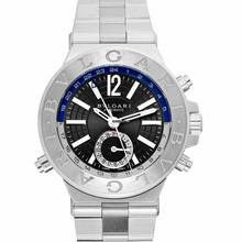 Thumbnail von Bulgari Diagono 101633 - Diagono Automatic Grey Dial Stainless Steel Men's Watch </h1>