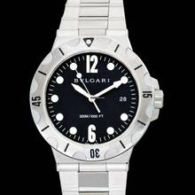 Thumbnail von Bulgari Diagono 102323 - Diagono Automatic Black Dial Stainless Steel Men's Watch </h1>