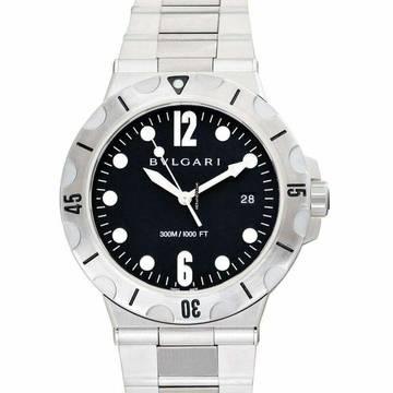  Bulgari Diagono 102323 - Diagono Automatic Black Dial Stainless Steel Men's Watch </h1> 