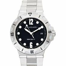  Bulgari Diagono 102323 - Diagono Automatic Black Dial Stainless Steel Men's Watch </h1> 