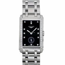 Thumbnail von Longines DolceVita L55120576 - DolceVita Quartz Black Dial Stainless Steel Ladies Watch </h1>