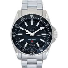  Gucci Dive YA136301A - Dive Quartz Black Dial Stainless Steel Men's Watch </h1> 