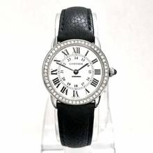 Thumbnail von Cartier Ronde Solo de Cartier 29mm Quartz Steel 0.43TCW Diamond Watch </h1>