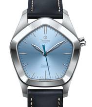 Tzoumy Genève Denim Blaue Sekunde (5-Jahre Garantie) 