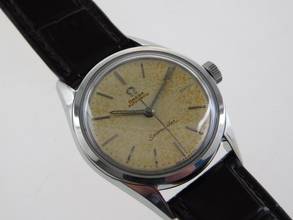 Thumbnail von Omega Seamaster 1954 Vintage Ref. 2802 - 1SC Kaliber 471 Rarität 34 mm ohne Krone </h1>