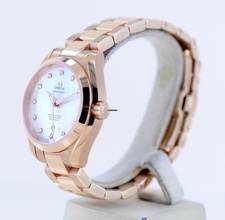 Thumbnail von Omega Seamaster Aqua Terra 18K Sedna Roségold Aqua Terra 150m 34mm MOP Dial Diamond B+P Neu