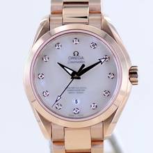 Thumbnail von Omega Seamaster Aqua Terra 18K Sedna Roségold Aqua Terra 150m 34mm MOP Dial Diamond B+P Neu