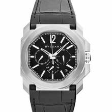  Bulgari Octo 102103 - Octo Automatic Black Dial Stainless Steel Men's Watch </h1> 