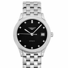  Longines Flagship L47744576 - Flagship Automatic Black Dial Stainless Steel Men's Watch </h1> 