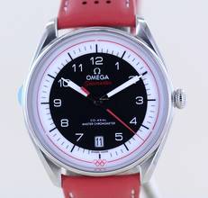  Omega Seamaster Olympischer Zeitnehmer 39.5mm Olympic Master Chronometer red NEU B+P 