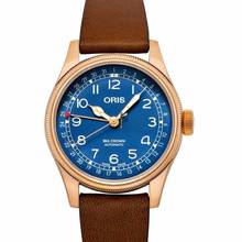  Oris Big Crown Pointer Date 01 754 7741 3165-07 5 20 58BR - Oris Big Crown Automatic Blue Dial Bronze Men's Watch </h1> 