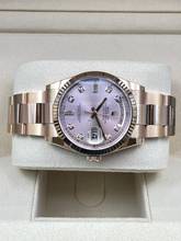 Thumbnail von Rolex Day-Date 36 Pink Sundust Diamond Dial NEW UNWORN 2022 Full Set Box&Papers